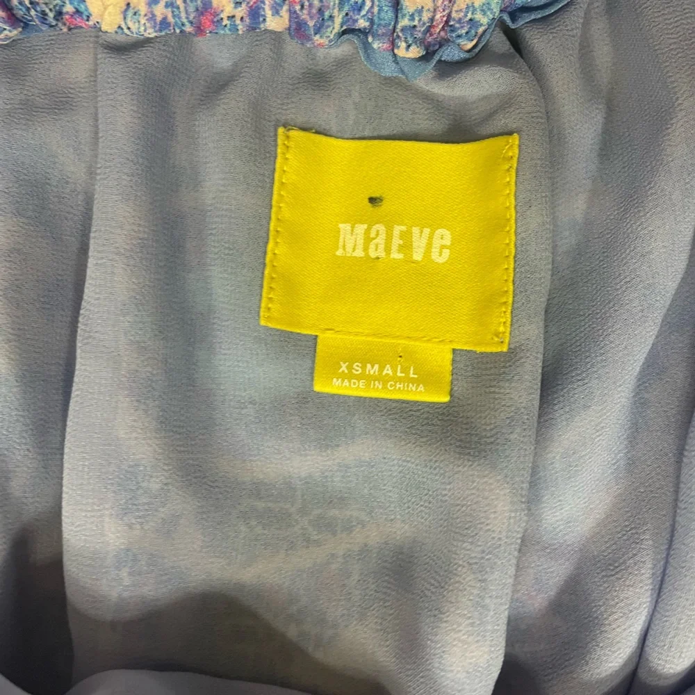 Maeve “Waimea” Printed Watercolor Silk Maxi Skirt